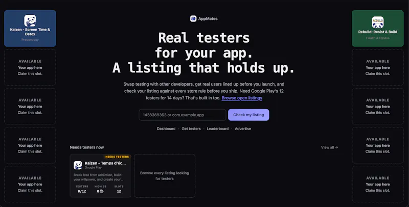 AppMates screenshot 1