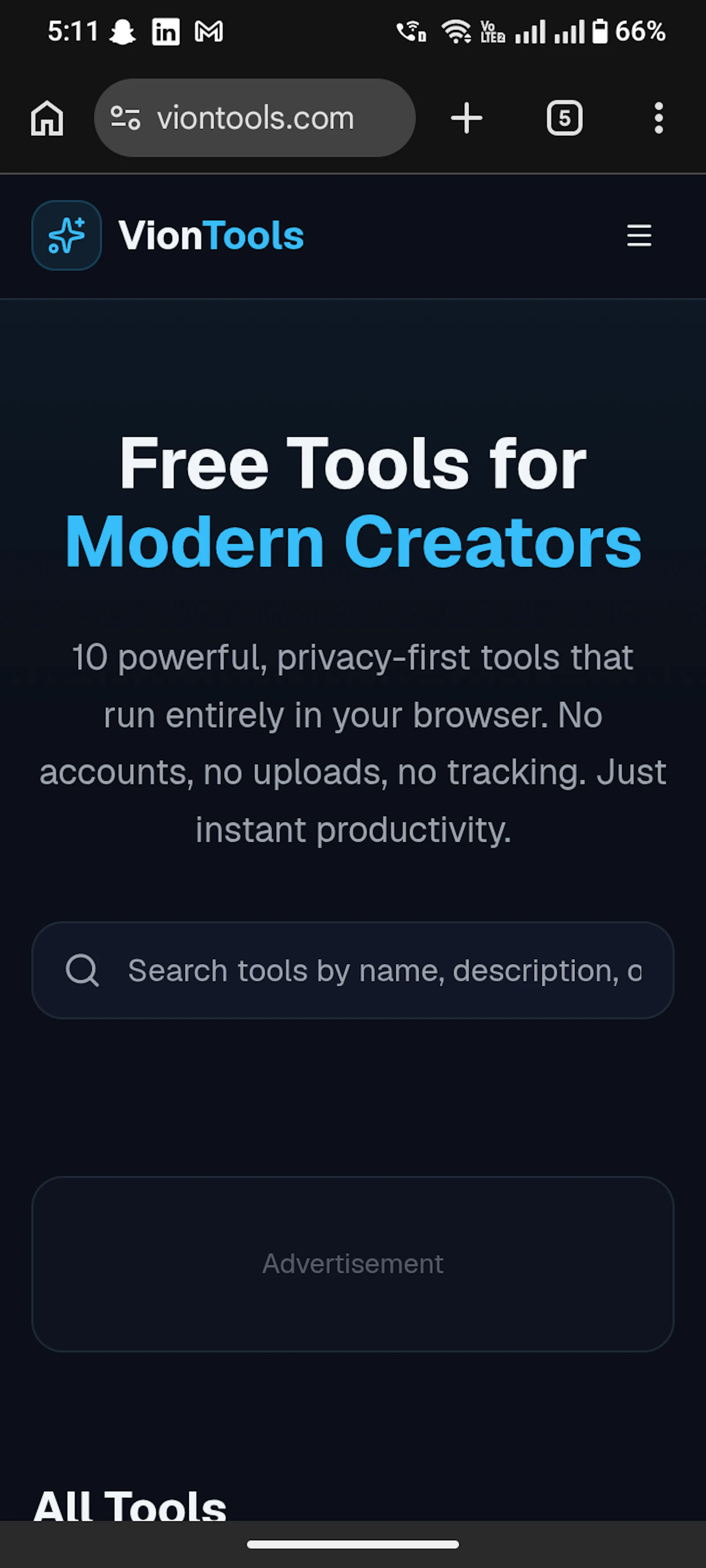 VionTools screenshot 1