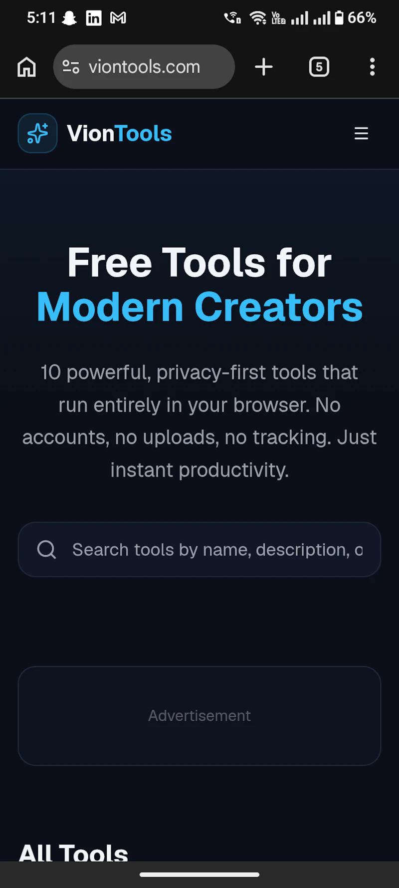 VionTools screenshot 1