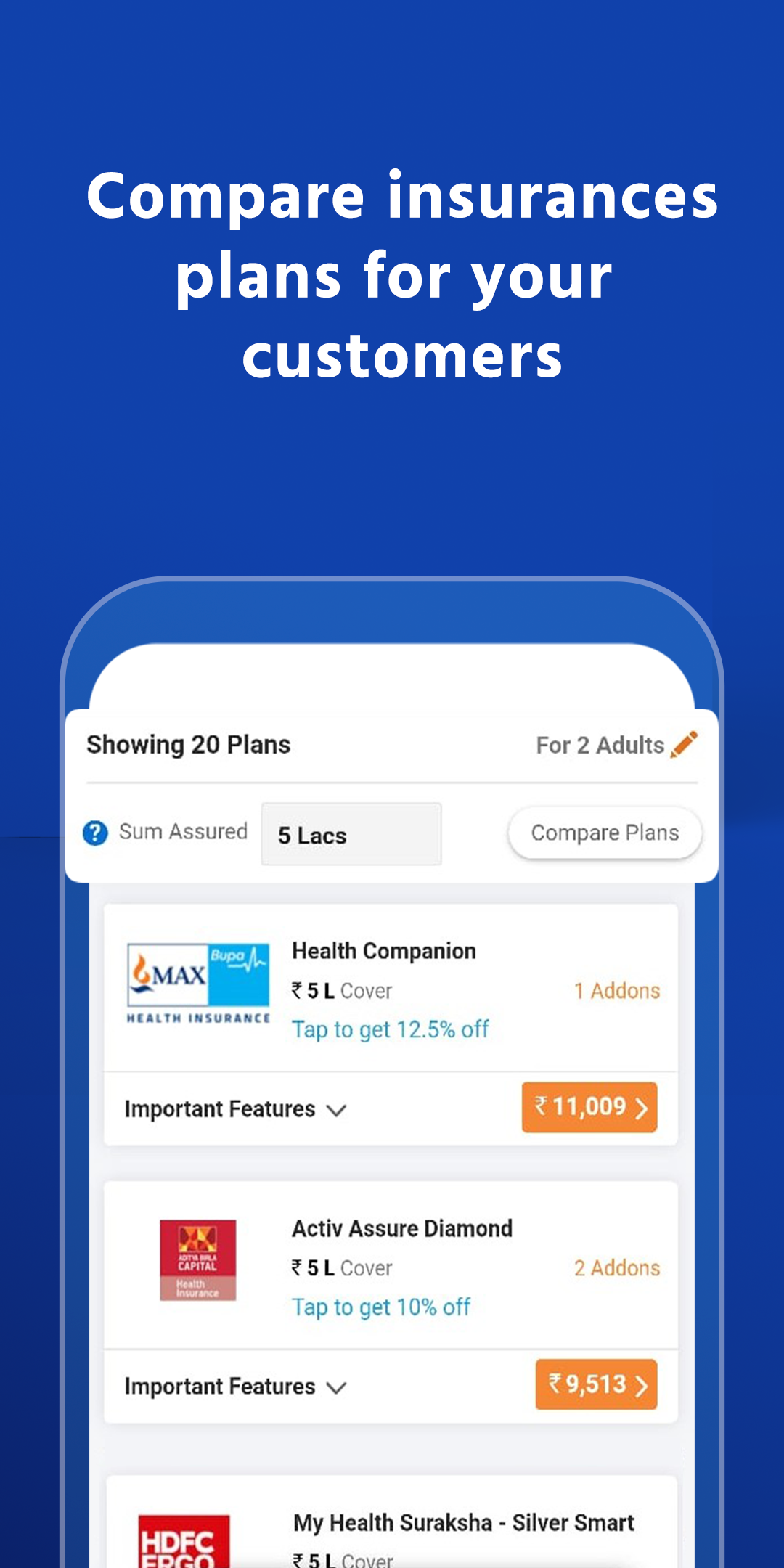 GroMo An app for agents to sell Insurance in India