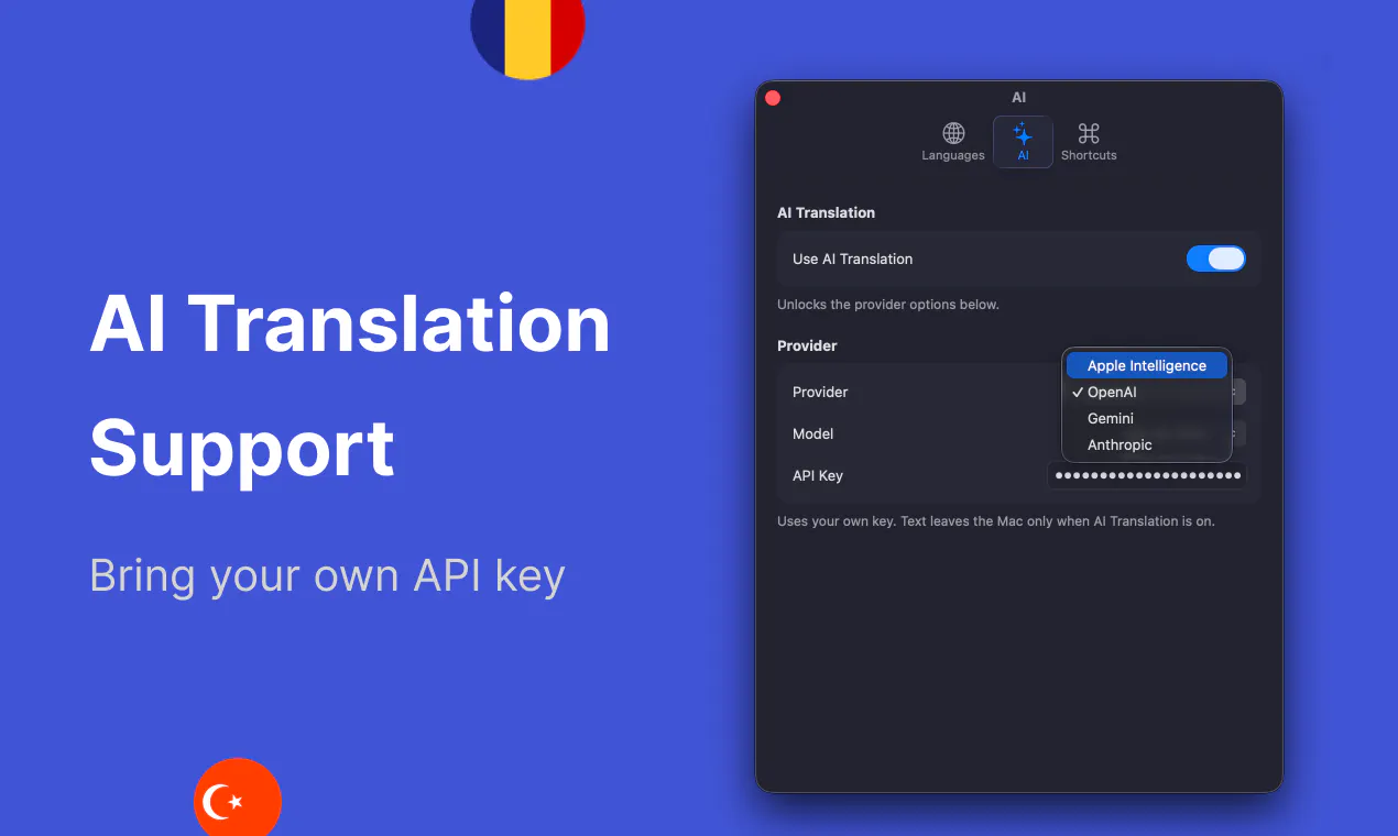Linguo Translate - for macOS gallery image