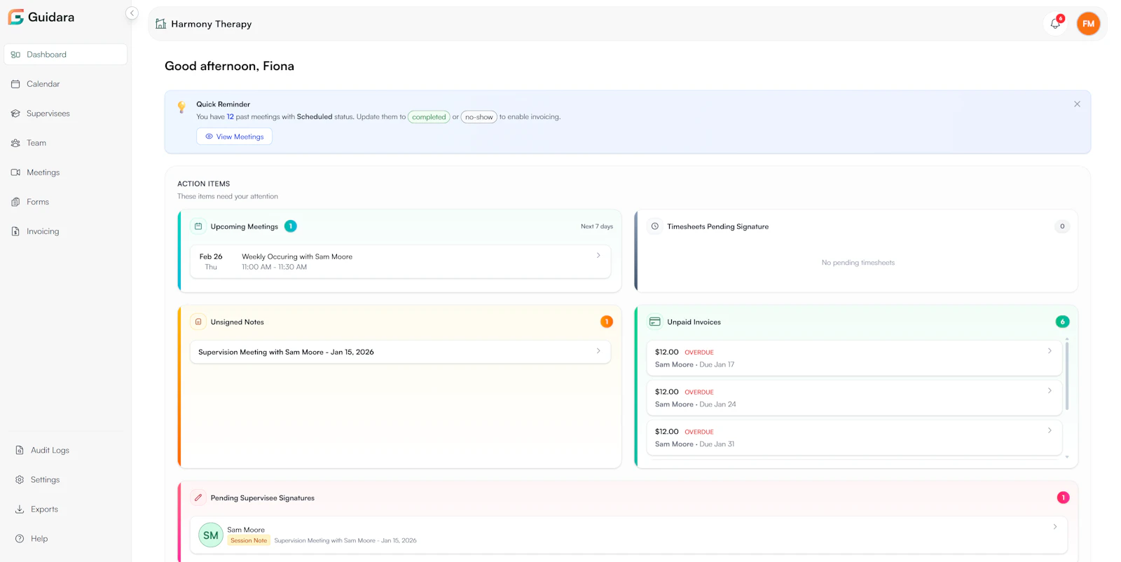 Guidara screenshot 1