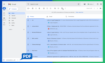 Save Emails to PDF by cloudHQ gallery image