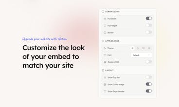 Embed Notion Pages gallery image
