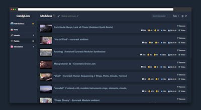 Weekly playlists generator gallery image