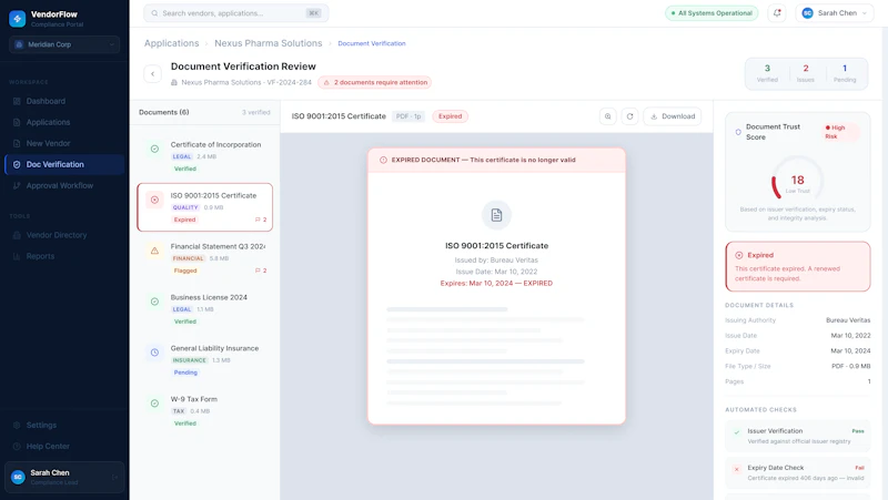 VendorFlow screenshot 12