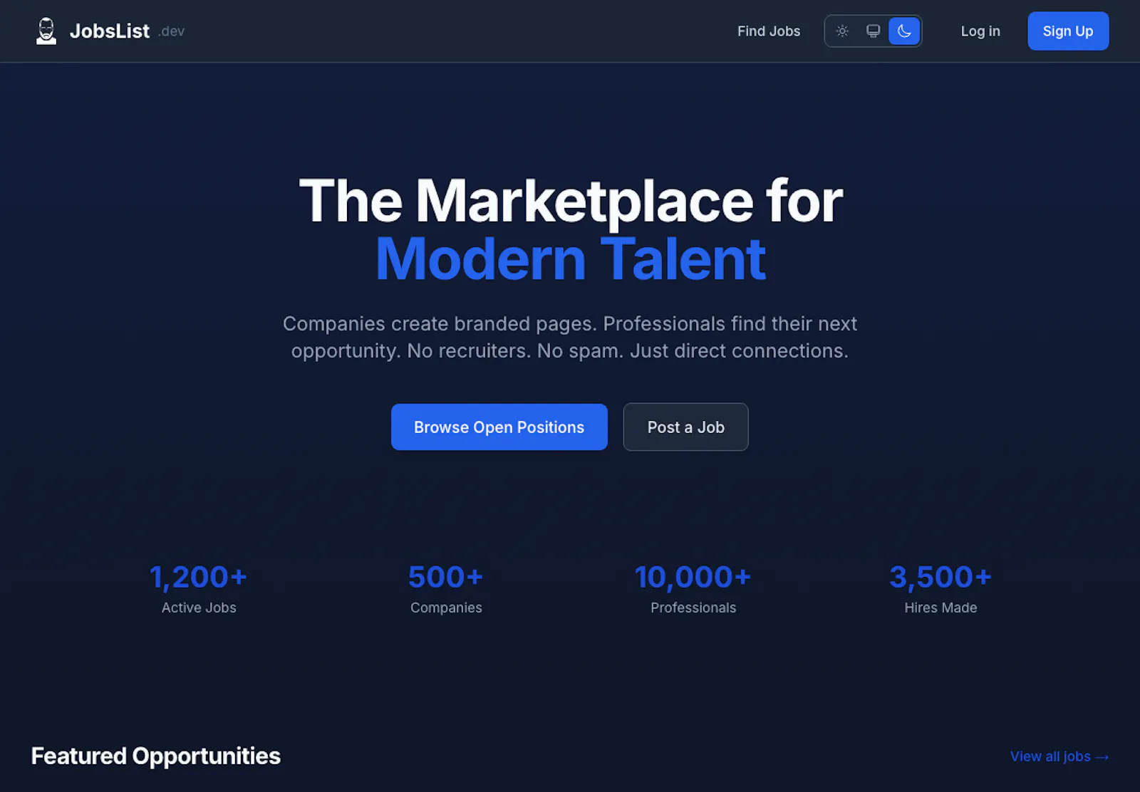 JobsList.dev screenshot 2