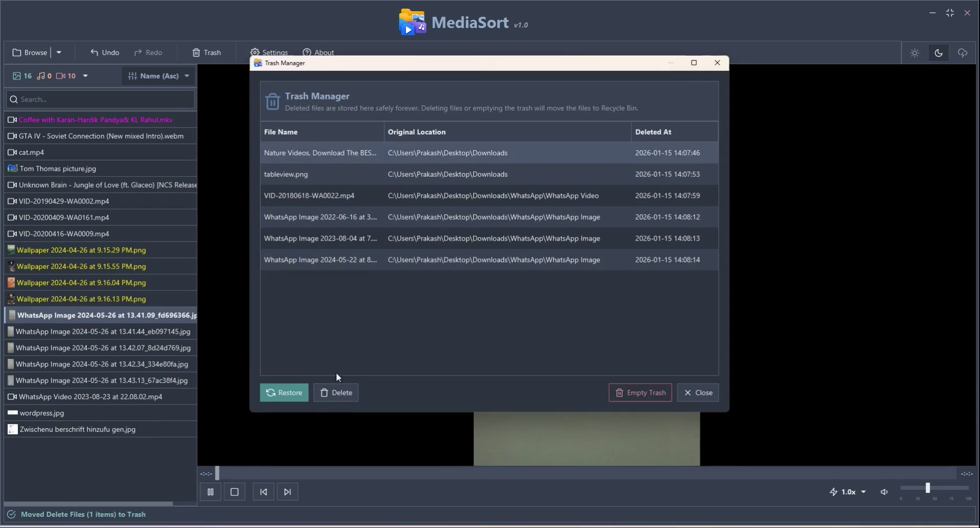 MediaSort gallery image