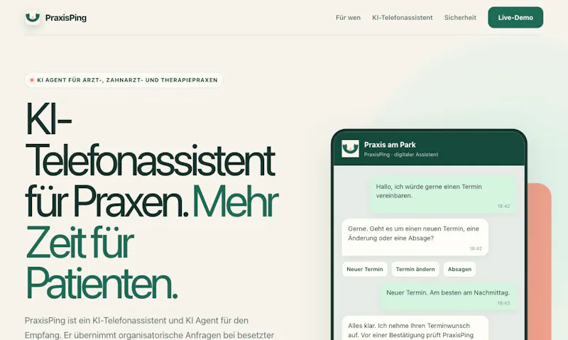 PraxisPing screenshot 1