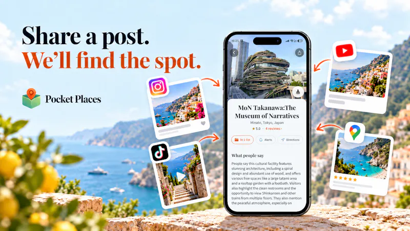 Pocket Places: Bucket List & Travel Map screenshot 2