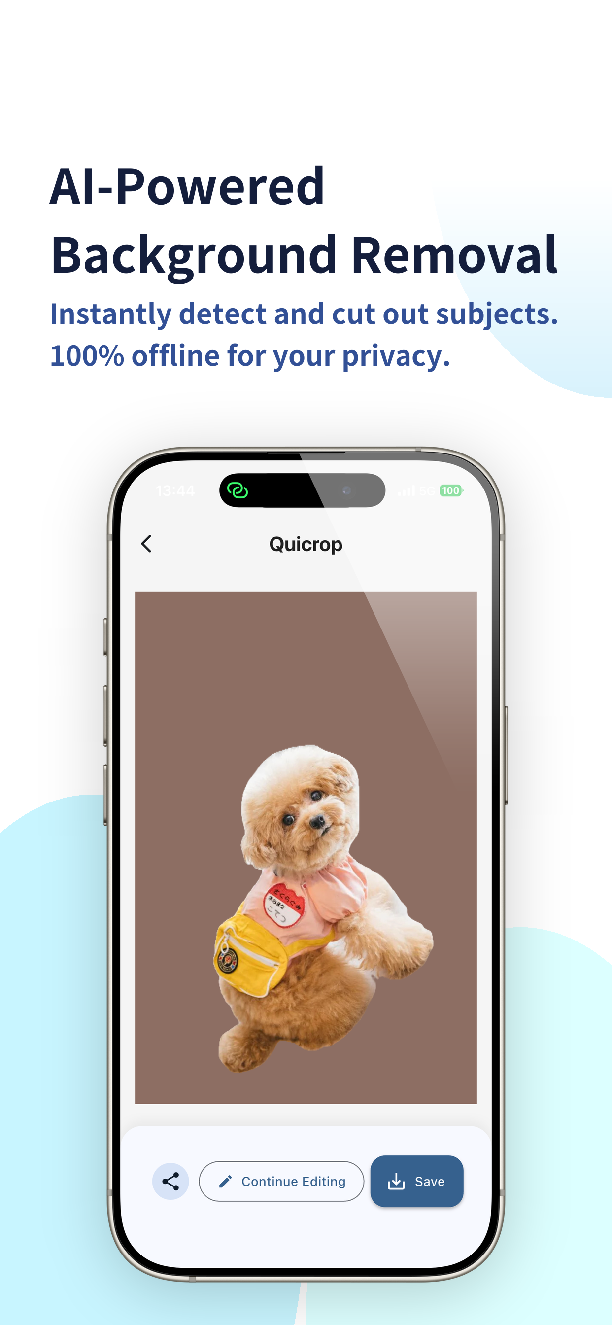 Quicrop - Screenshot 2 showing product features and functionality
