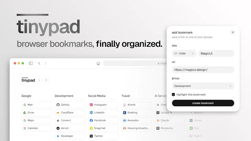tinypad screenshot 1 (video preview)