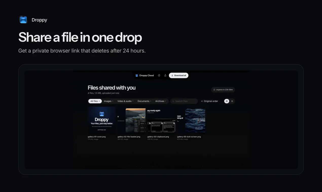 Droppy gallery image