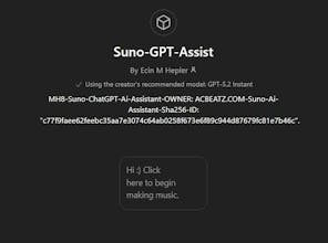 Suno GPT Assist by Acbeatz.com gallery image