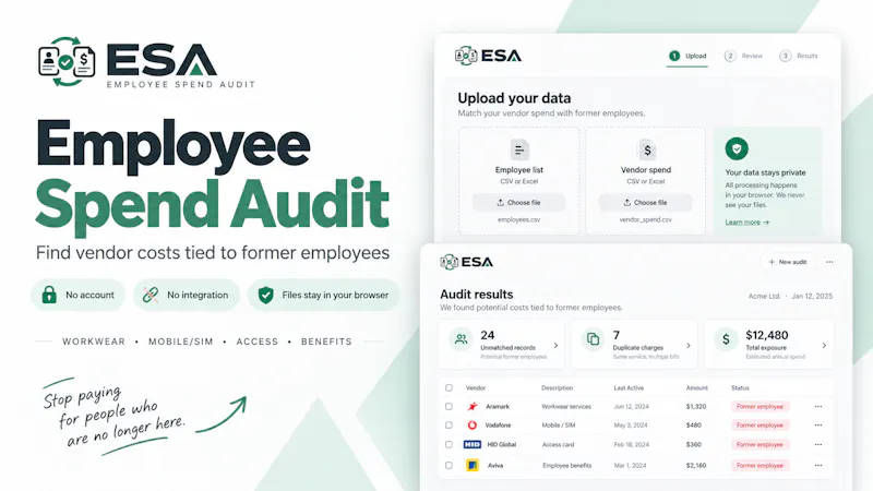 Employee Spend Audit screenshot 1