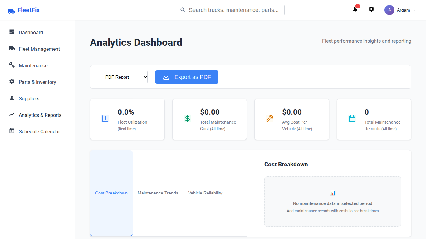 FleetFix - Screenshot 3 showing product features and functionality