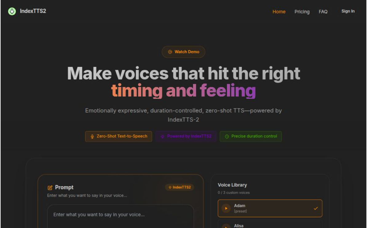 IndexTTS2 gallery image