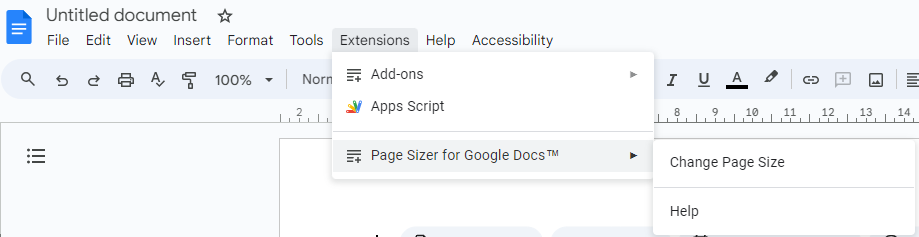 Google文档的页面sizer - 使用附加组件调整文档的页面大小。媒体3