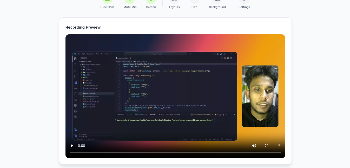 Linqqe Screen - Screenshot 4 showing product features and functionality