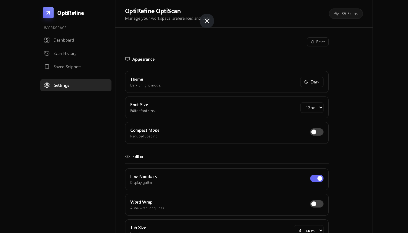 OptiRefine OptiScan gallery image
