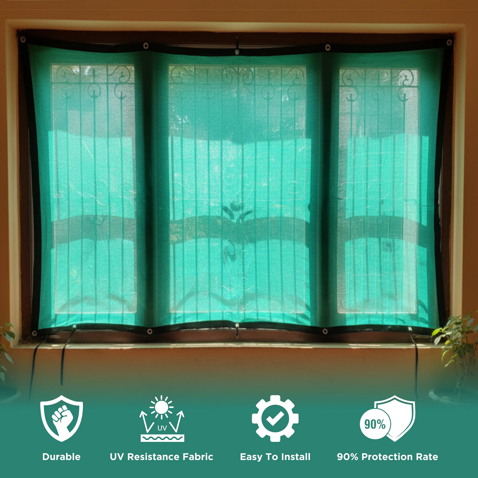 Trinqet -2x2mt (6x6ft) Window Shade Net screenshot 3