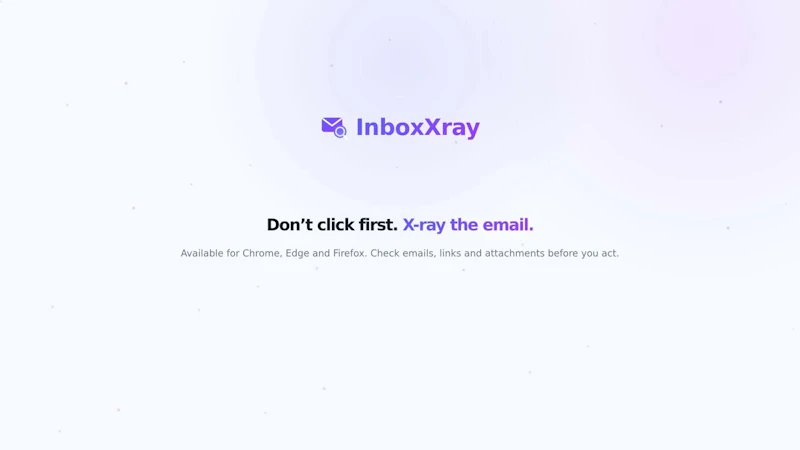 InboxXray screenshot 1 (video preview)