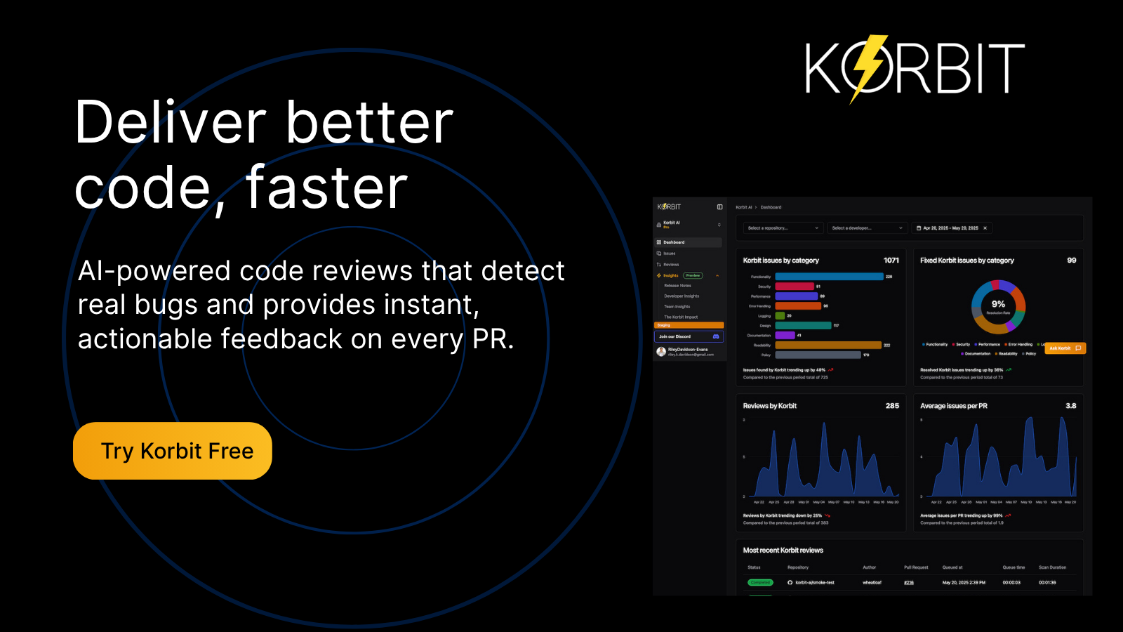 Korbit AI-powered Code Reviews media 1