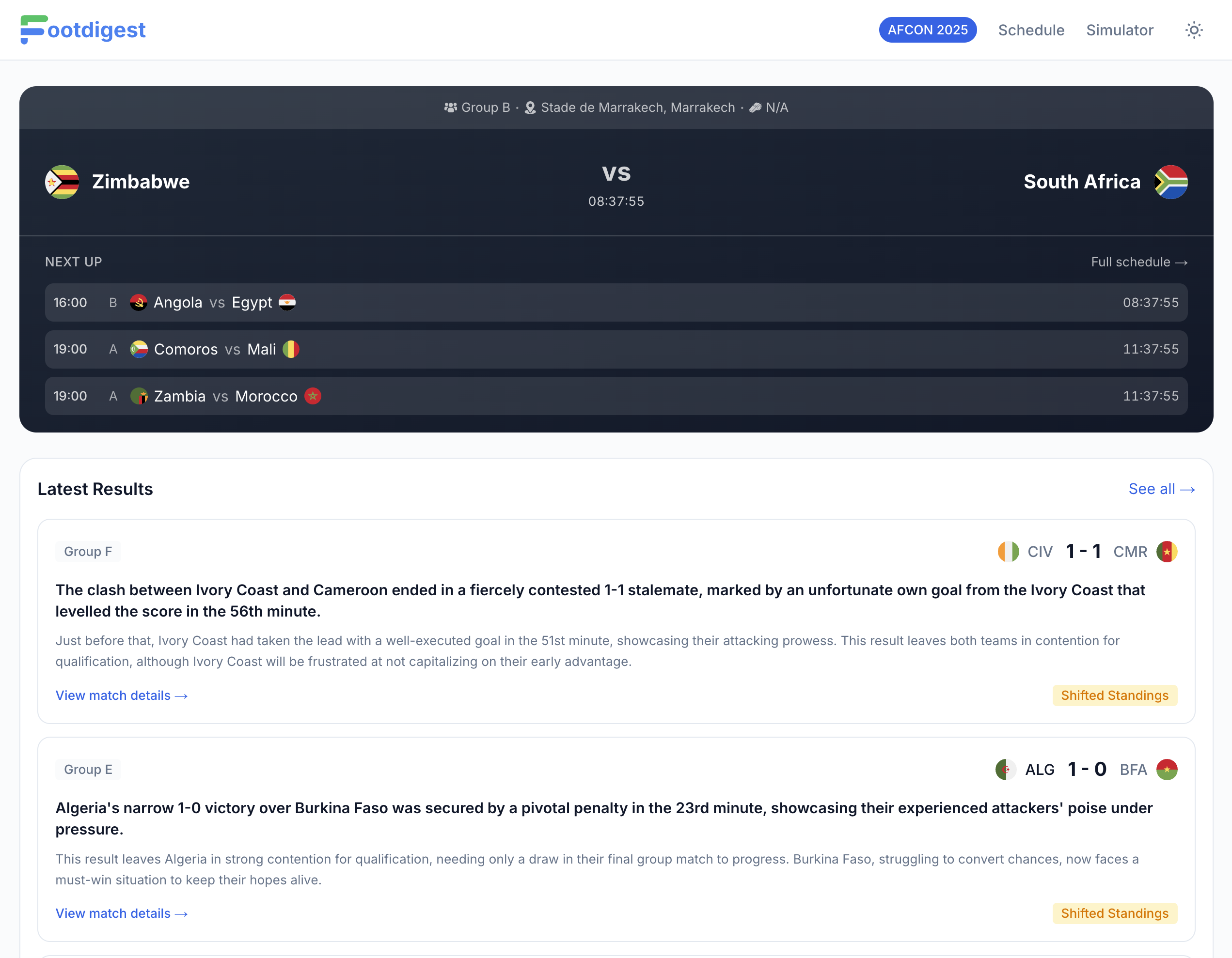 FootDigest - Screenshot 2 showing product features and functionality