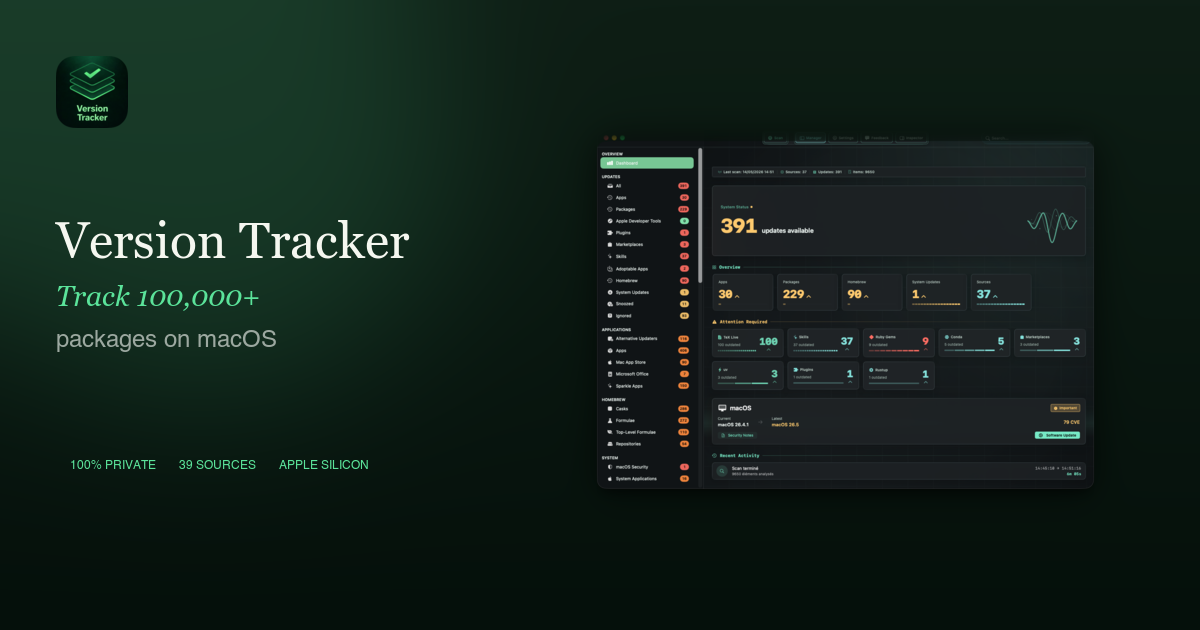 Version Tracker gallery image