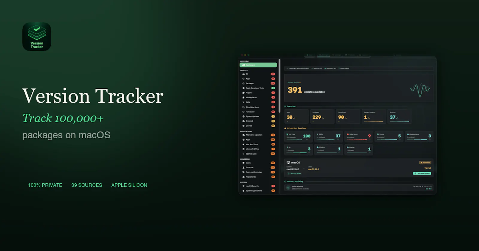 Version Tracker screenshot 1