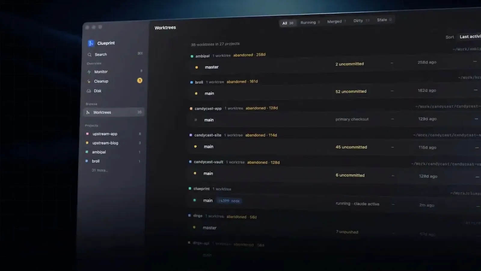 Clueprint screenshot 1 (video preview)
