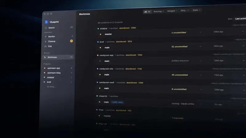 Clueprint screenshot 1 (video preview)