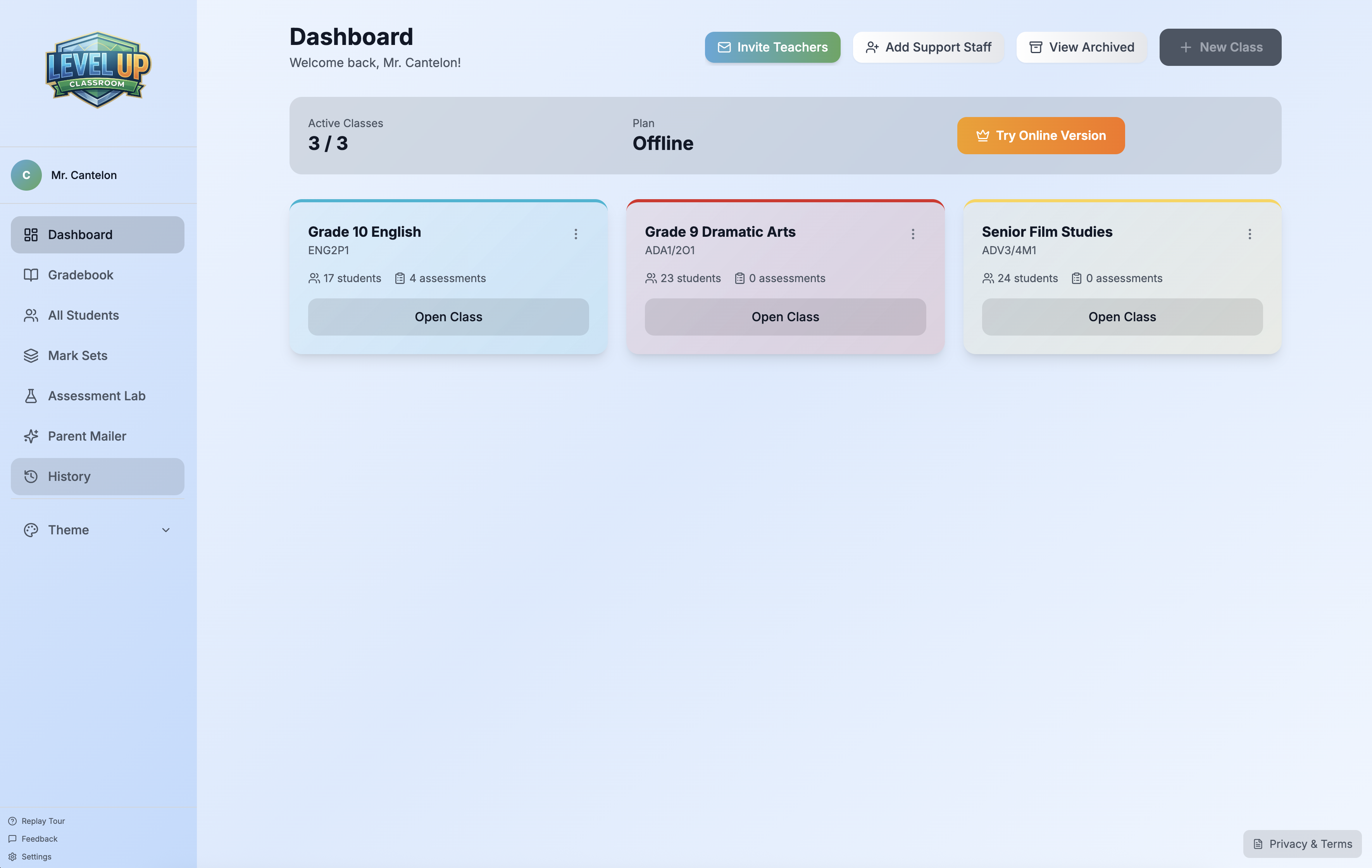Level Up Classroom gallery image