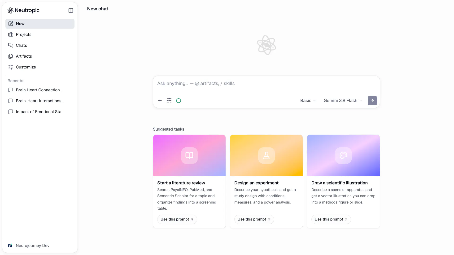 Neutropic: Your AI User Research Lab gallery image