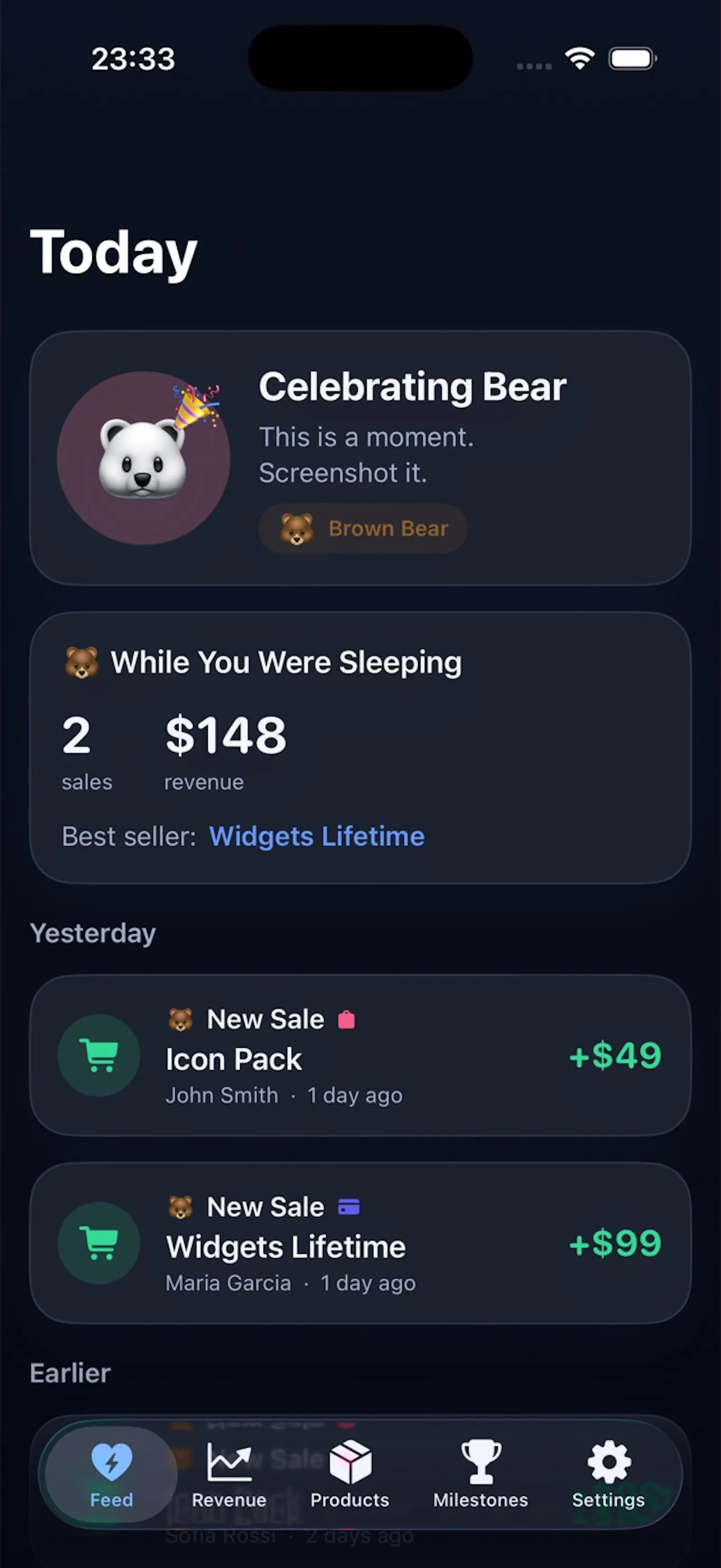 Revenue Bear screenshot 1