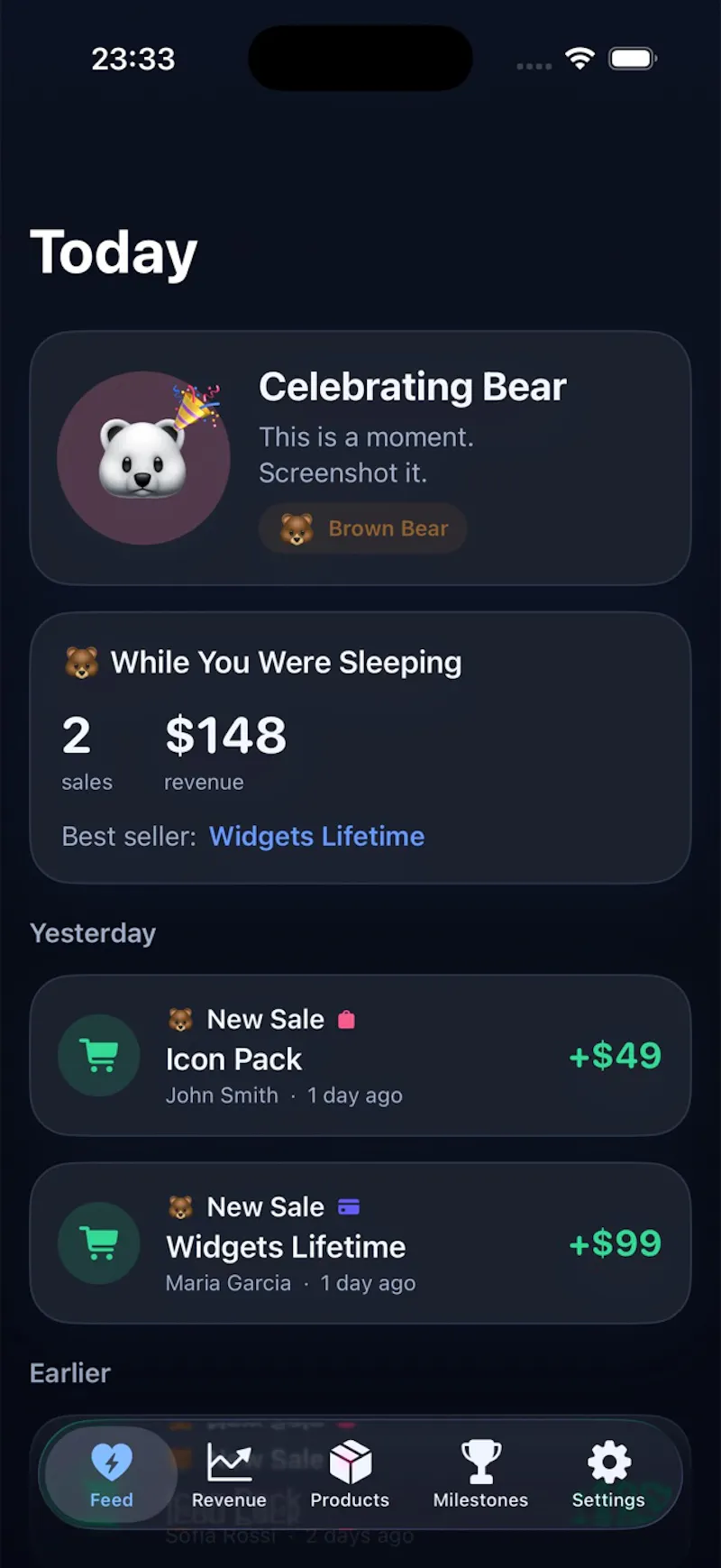 Revenue Bear screenshot 1