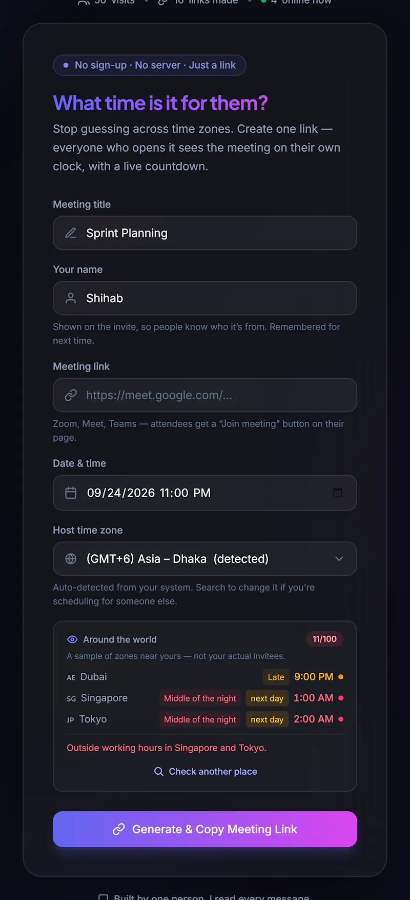 whattimefor.me screenshot 2