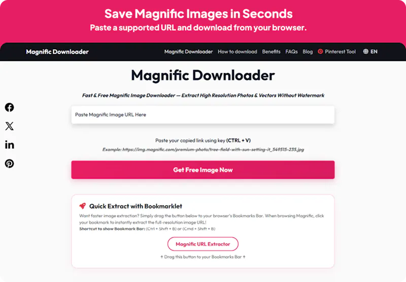 Magnific Downloader screenshot 1