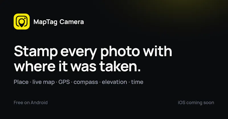 MapTag Camera screenshot 1
