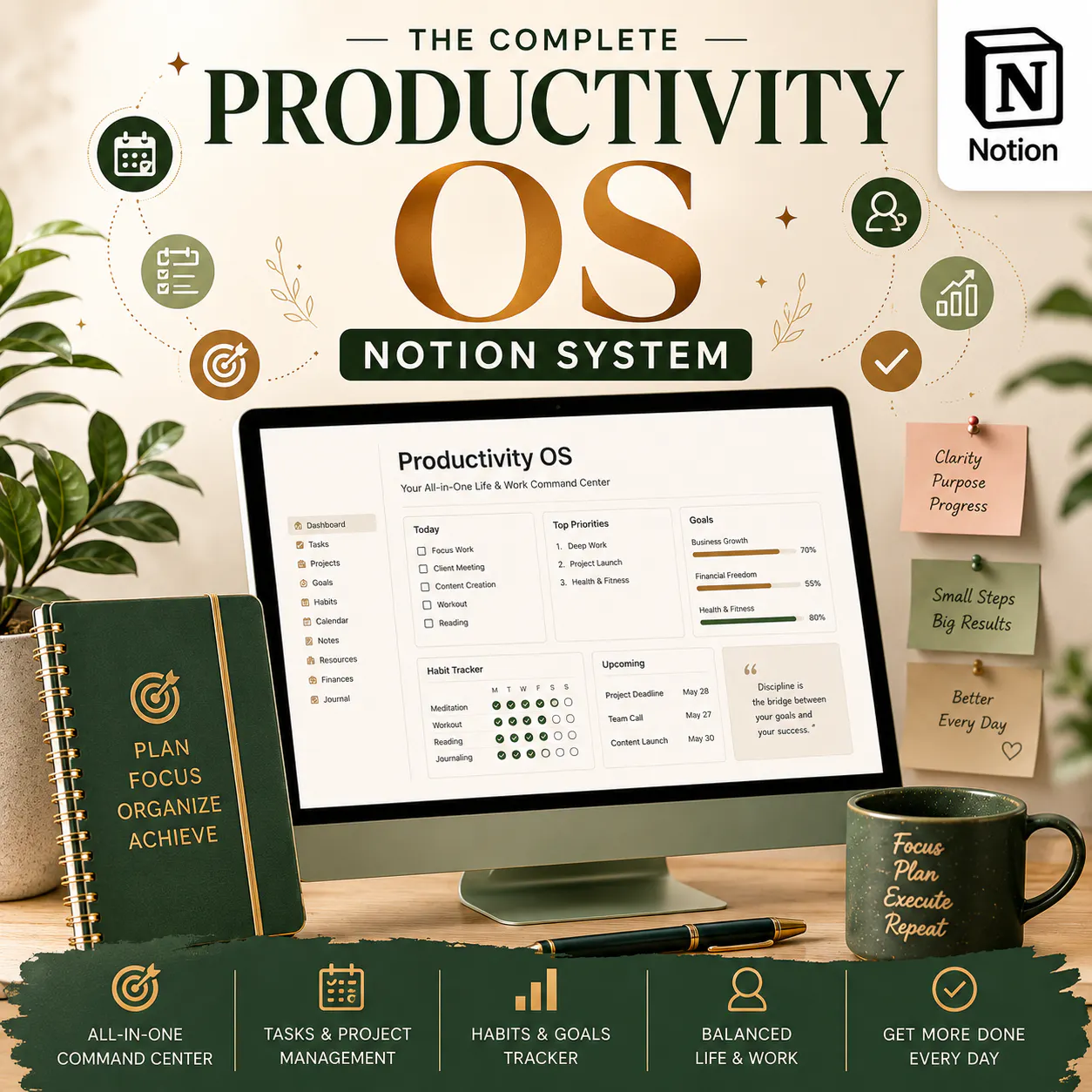 The Complete Productivity OS for Notion gallery image