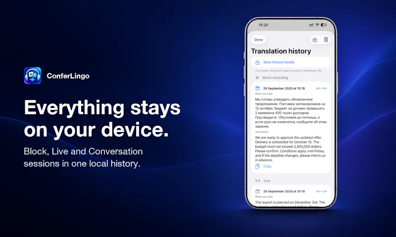 ConferLingo screenshot 7