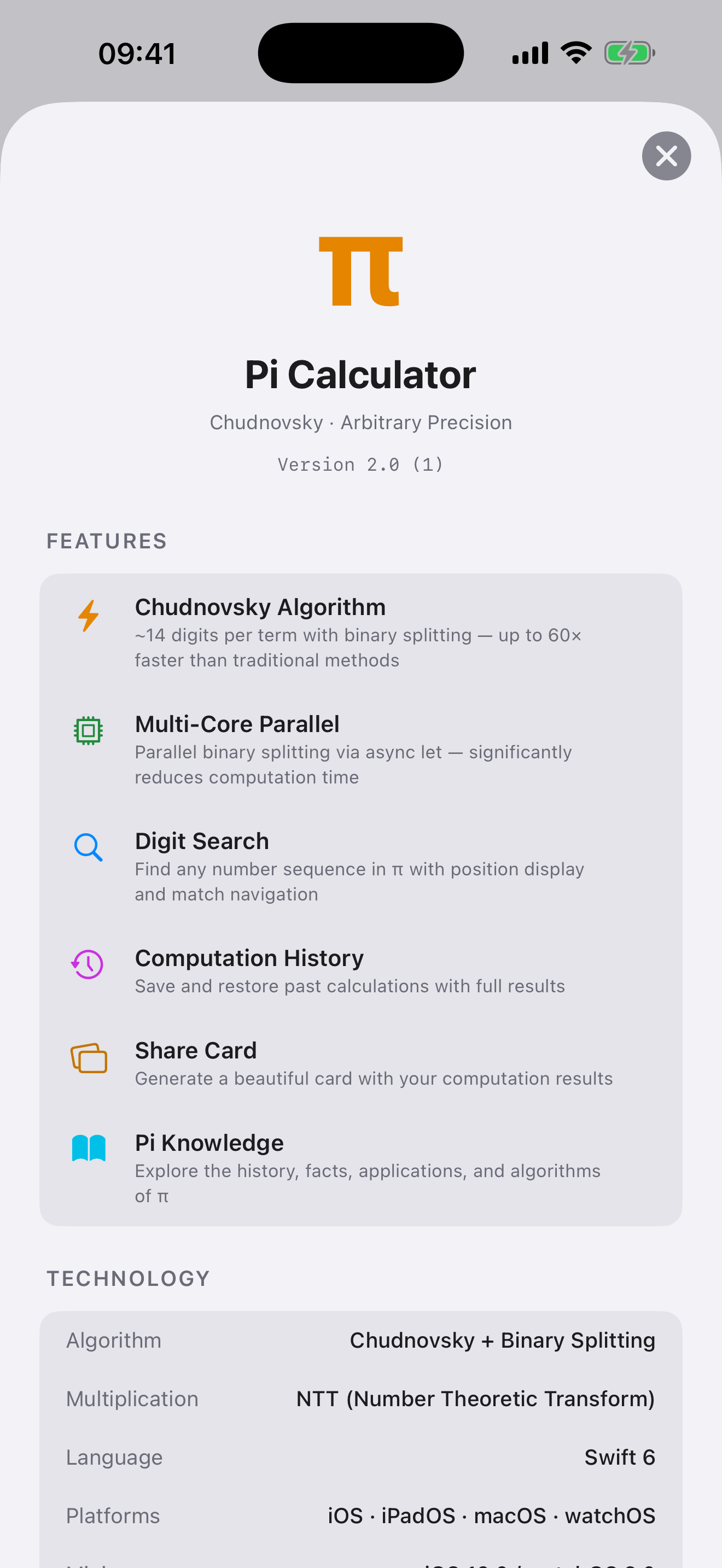 Pi Calculator: Benchmark Your Device gallery image