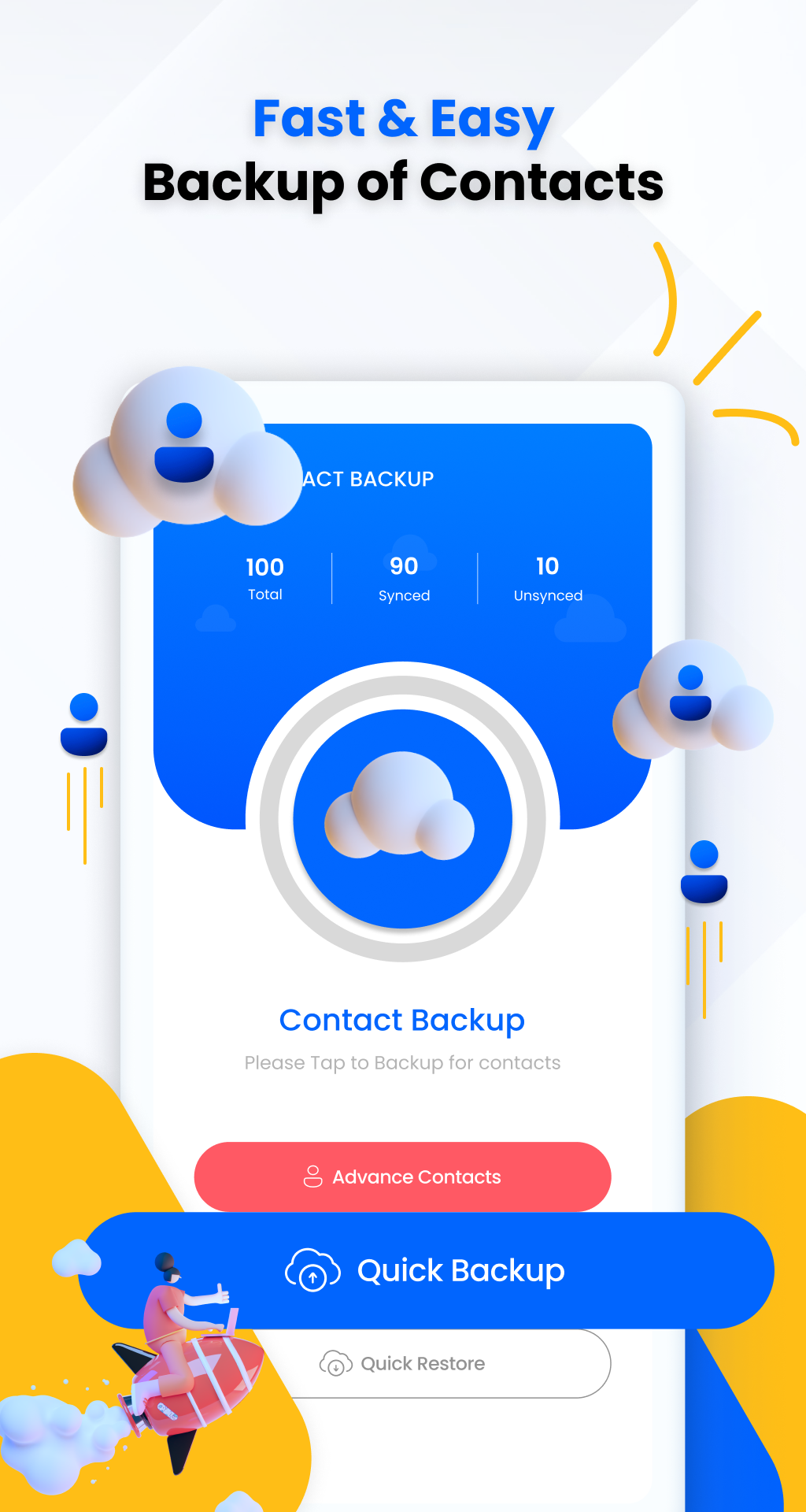 Contacts Backup: Cloud Storage gallery image