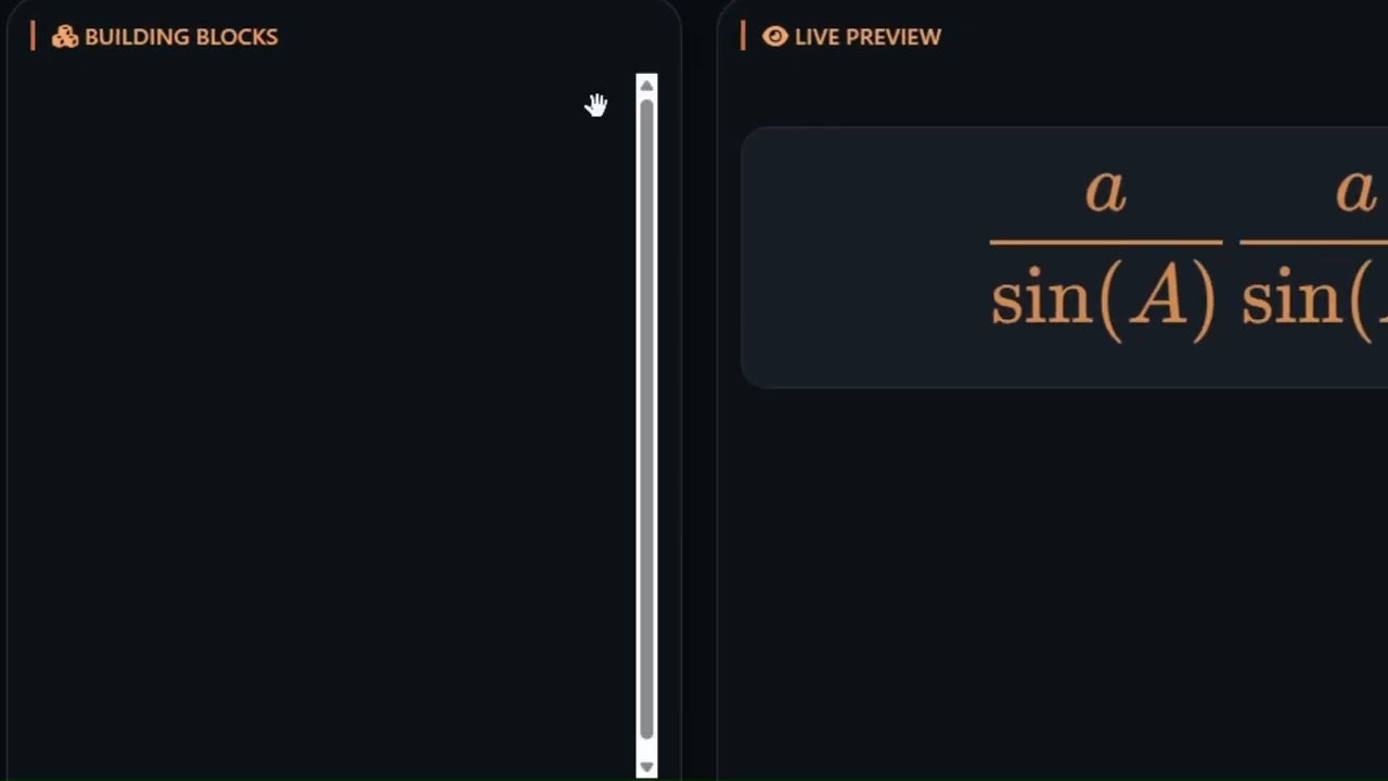 DiTeX · Visual LaTeX Equation Builder gallery image