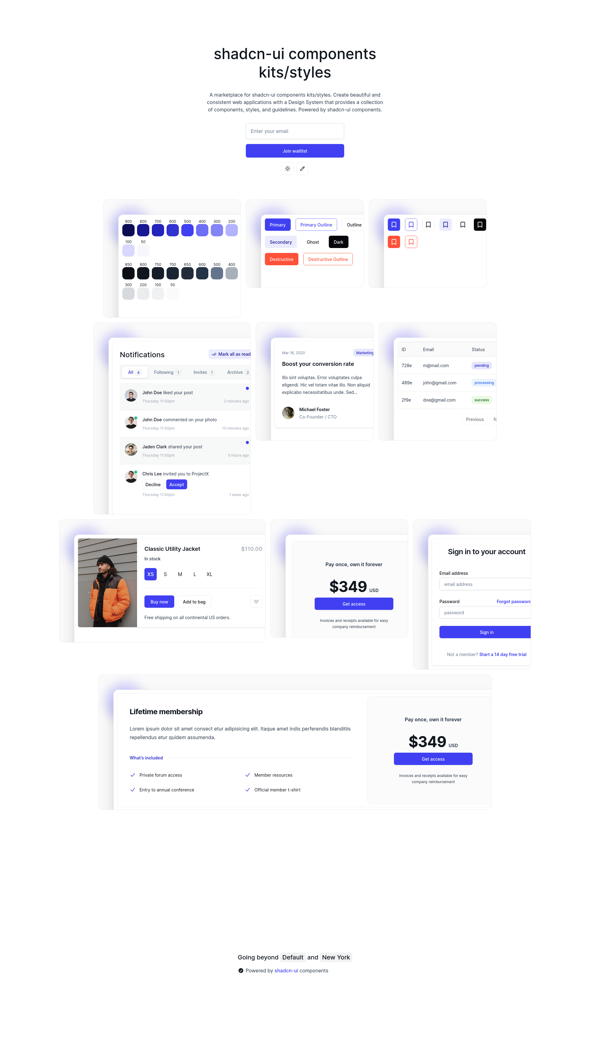 Média SHADCN UI Marketplace 1
