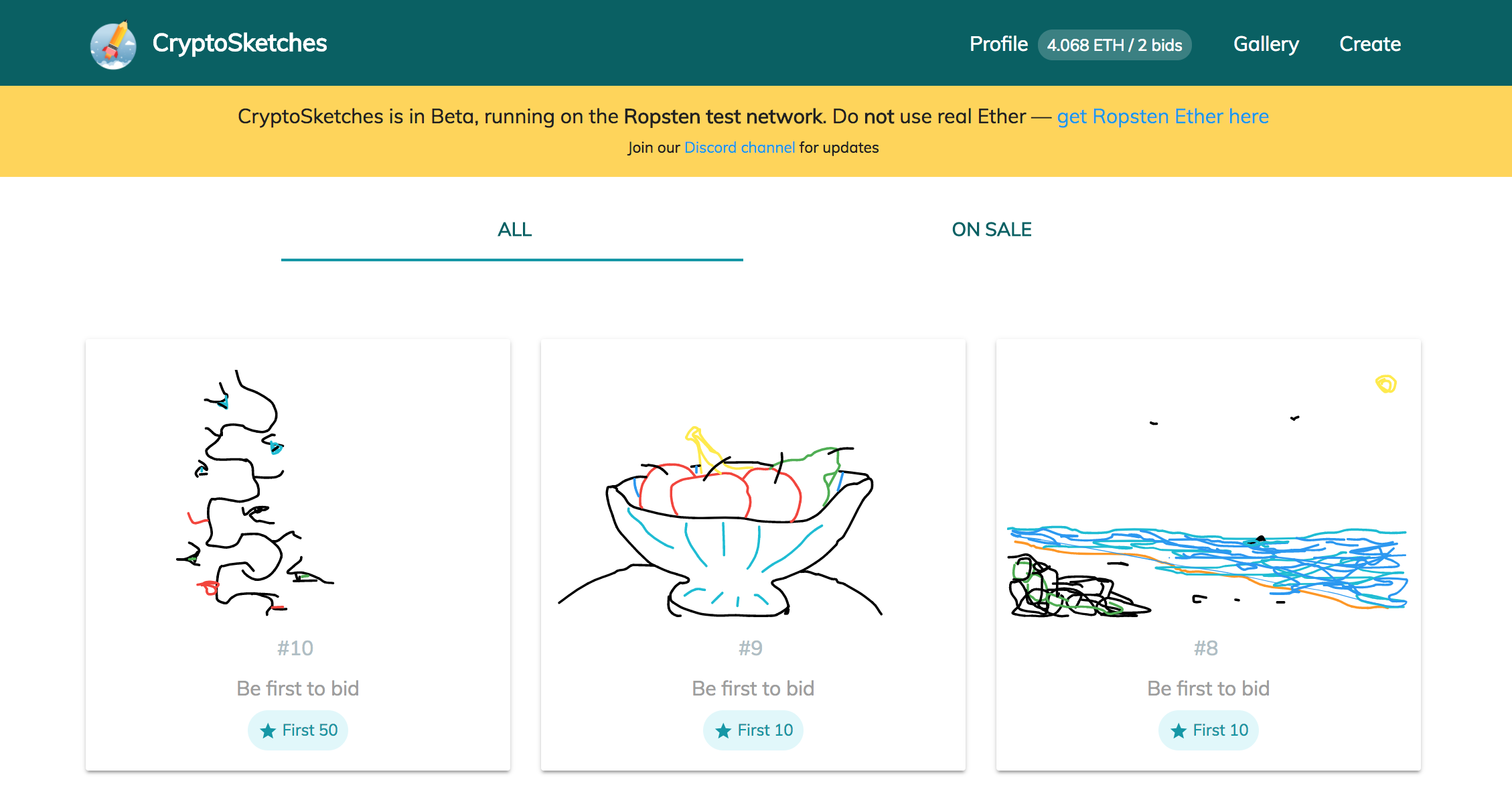 CryptoSketches Beta gallery image