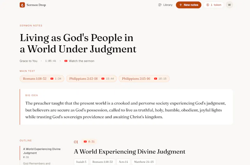 SermonDrop screenshot 2