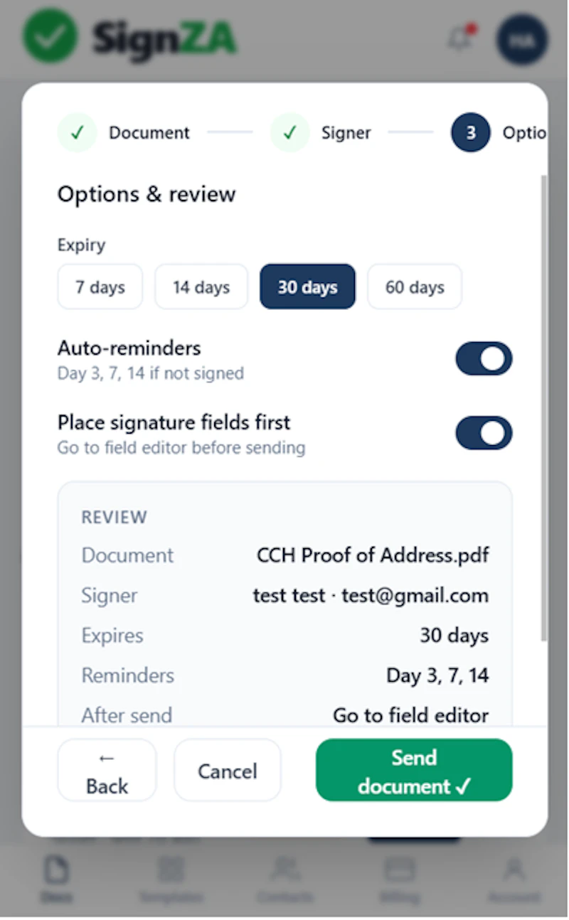 SignZA screenshot 2