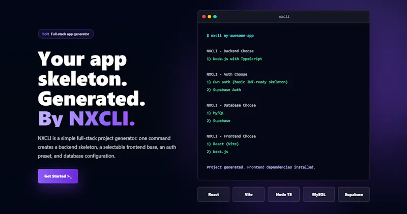 Nexa CLI screenshot 1