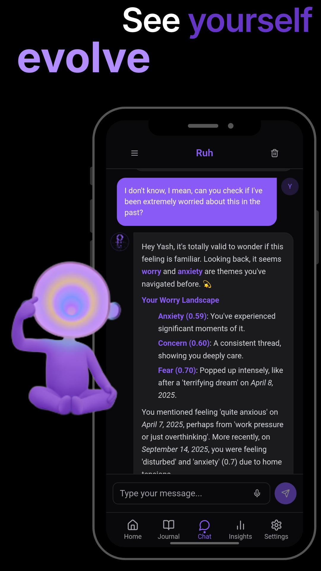 Soulo - Voice Journal with an AI Mind  gallery image